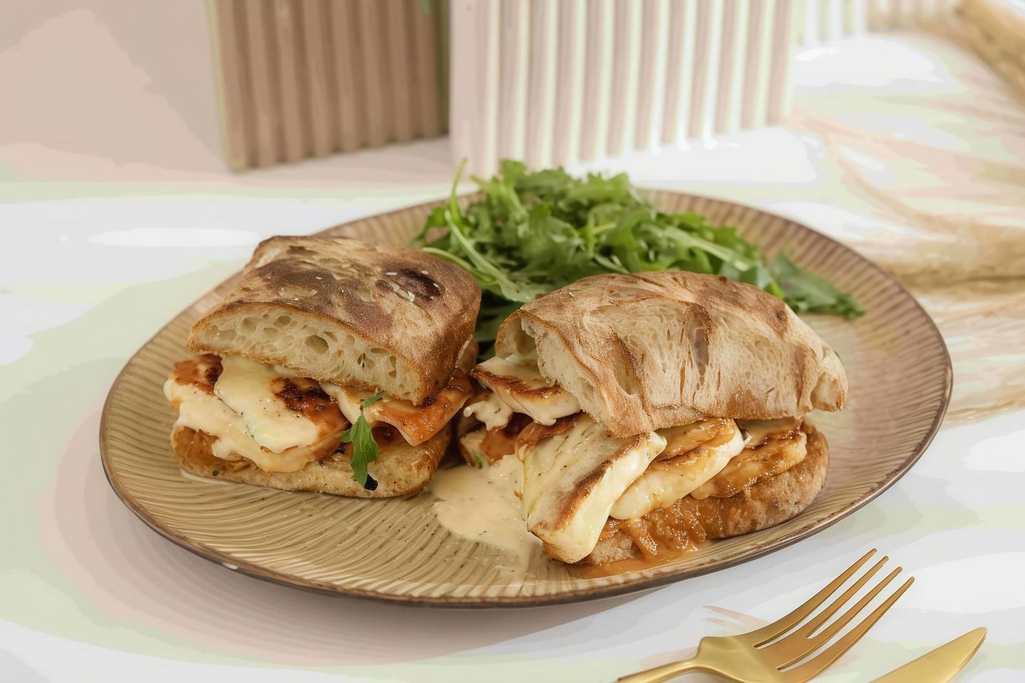 Halloumi Ciabatta