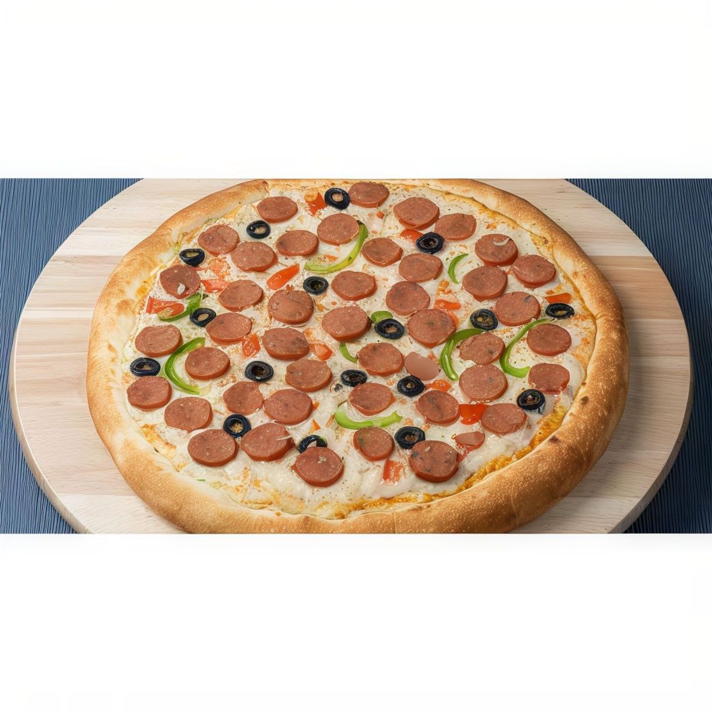 بيتزا لبنه نقانق