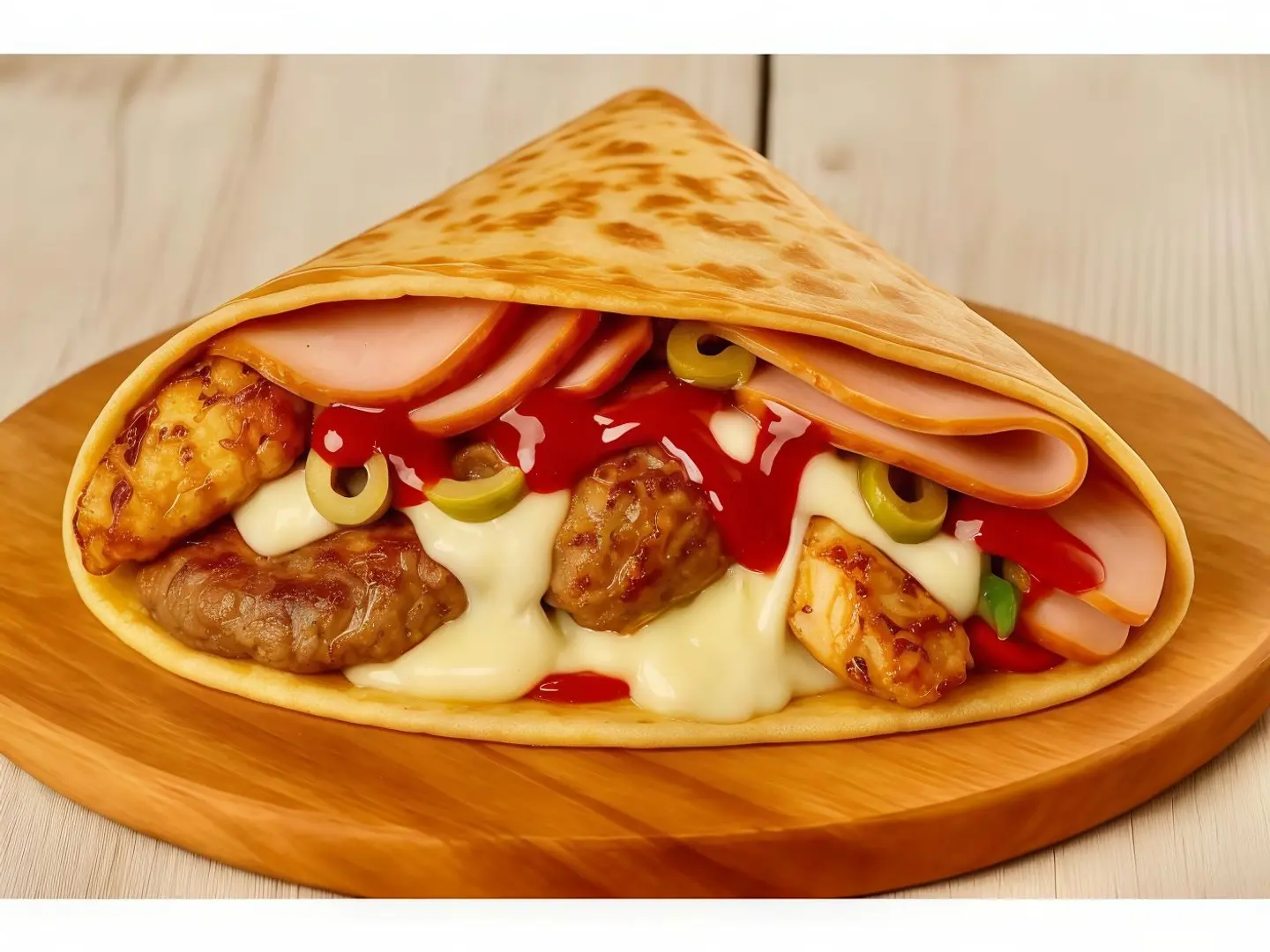 Sausaga Mix Crepe - Medium