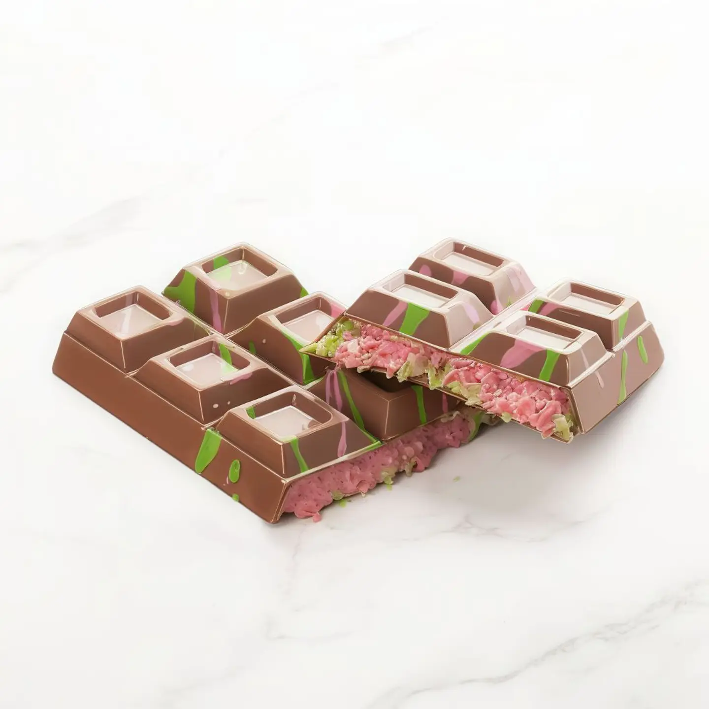 بينكي كرنش بالكنافة