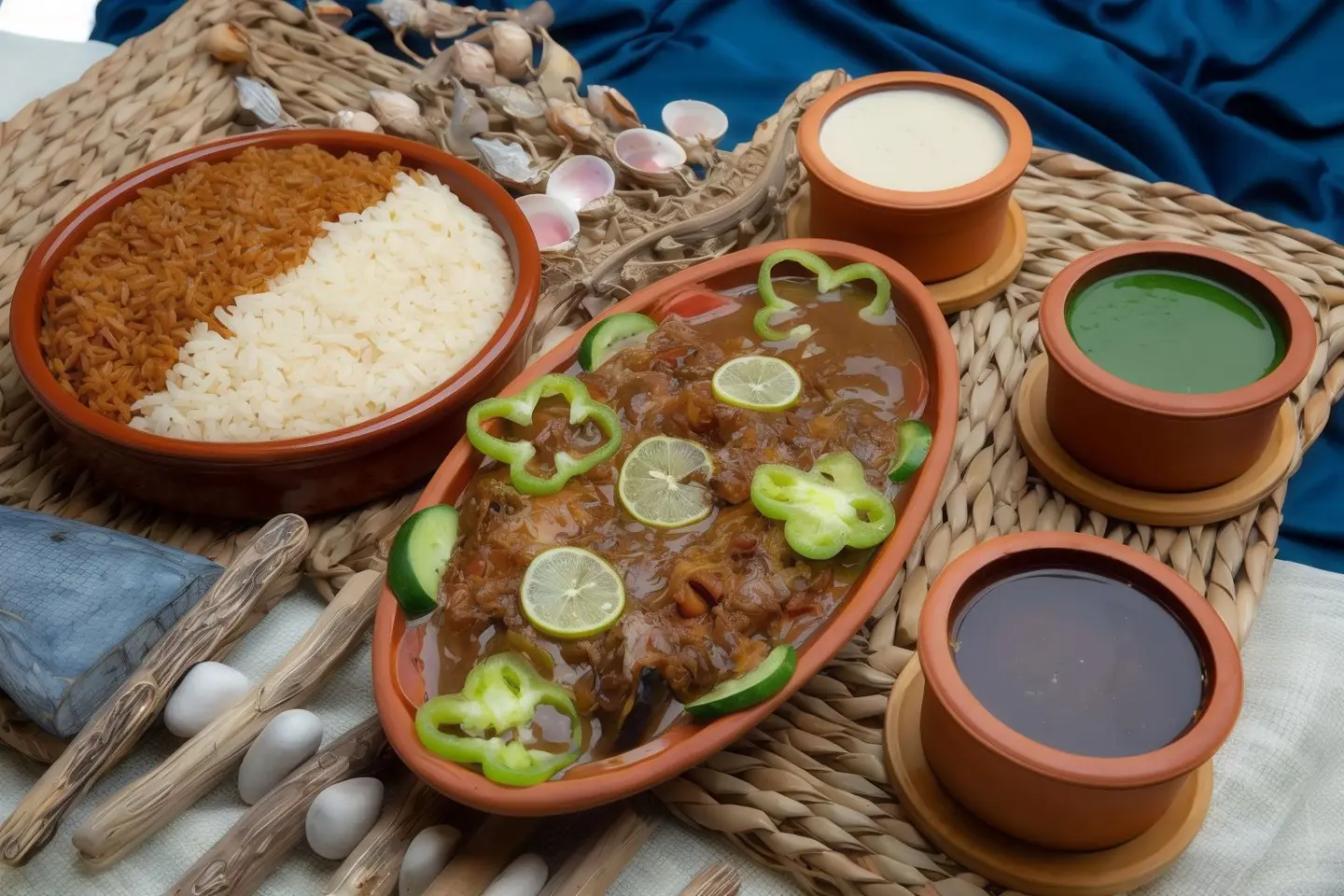 My Grandmother's Grouper Tray With Humar