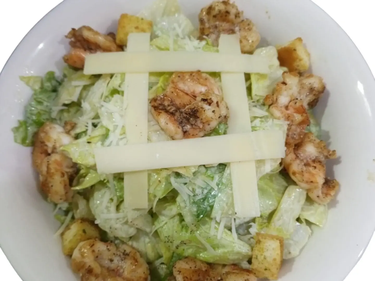 Olio Caesar Salad Crispy Shrimp