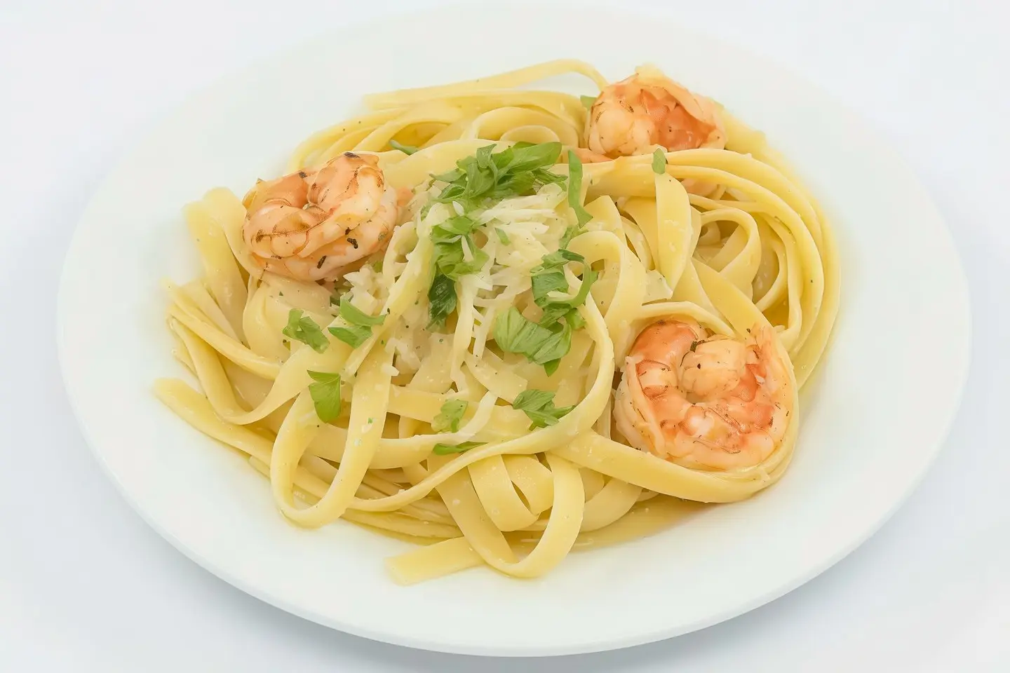 Fettuccine With Shrimp