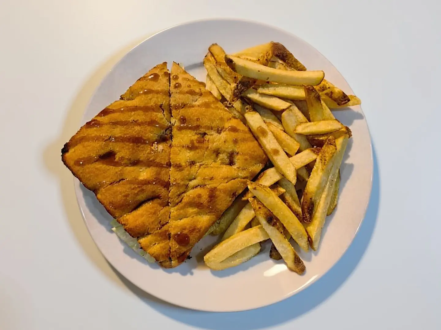 Tuna Sandwich With Olio Fries