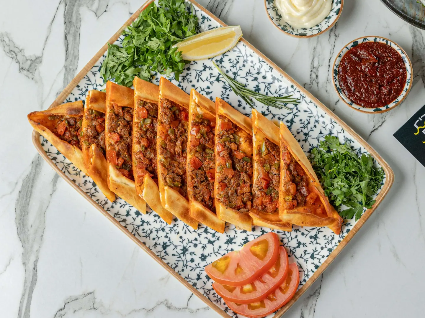 Pita With Cubed Meat