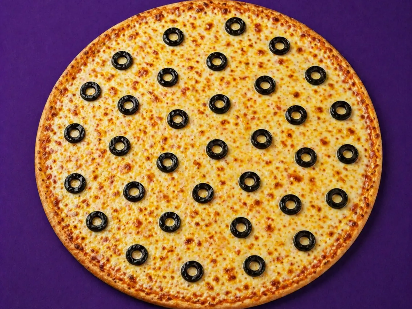 Liquid Cheese Pizza And Olive - Small