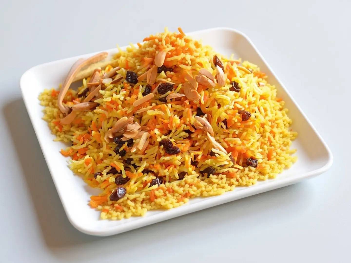 طبق ارز سادة