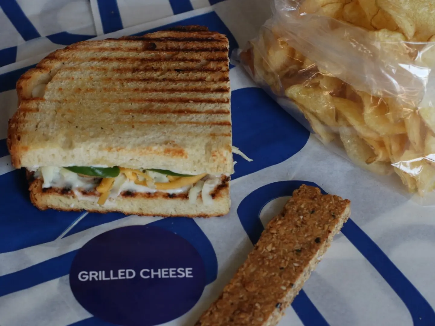 Two Bites Grilled Cheese