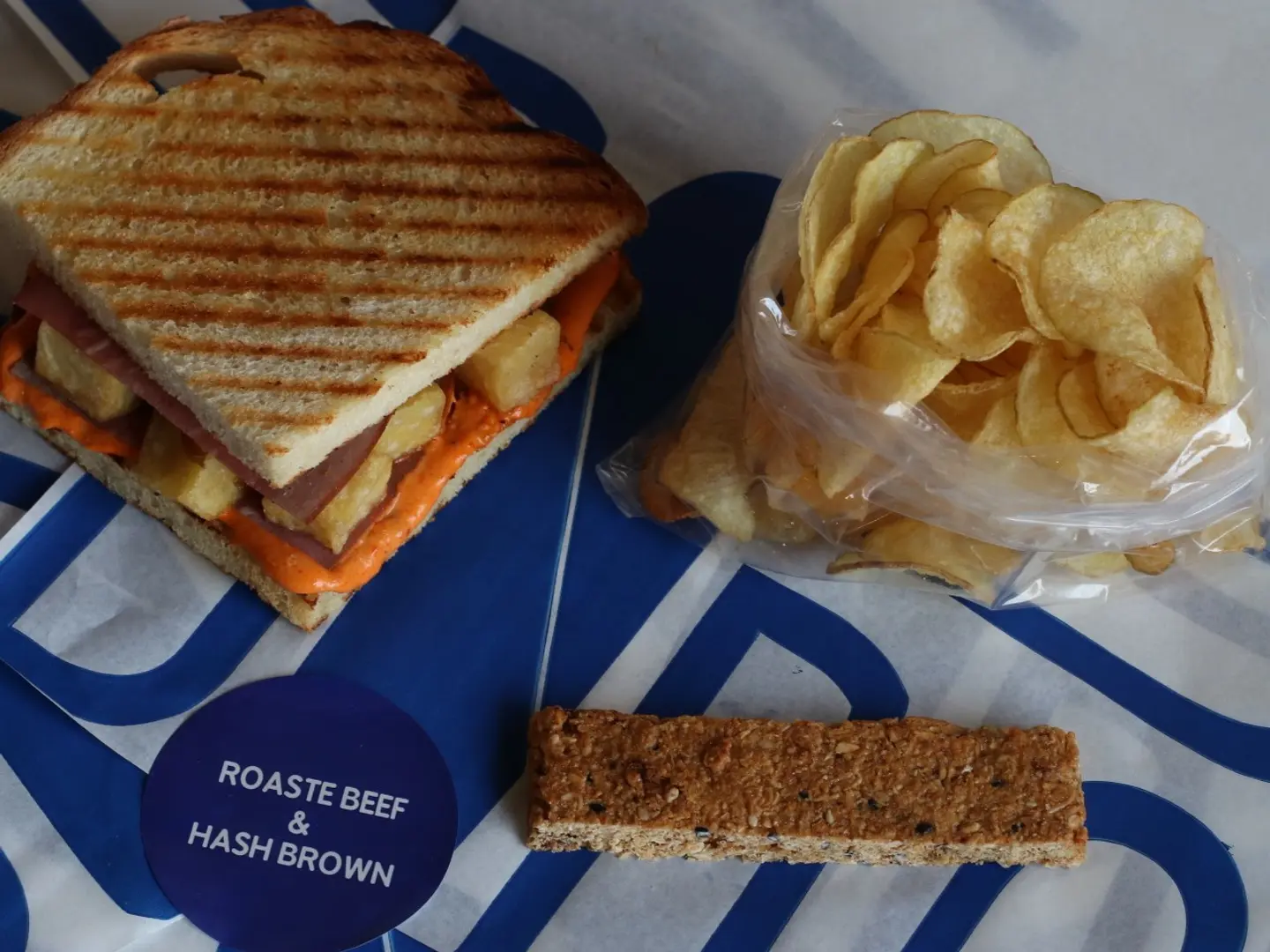 Two Bites Roast Beef With Hash Brown
