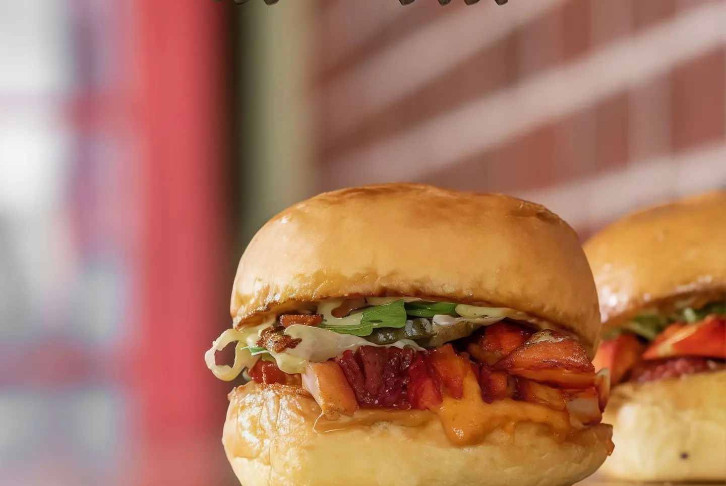 Shawarma Burger With Cheese