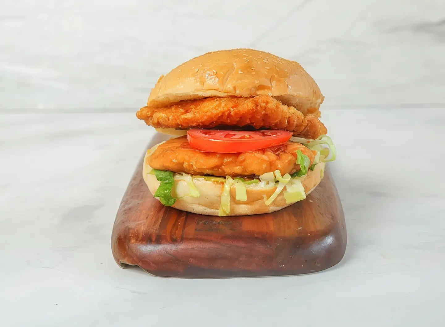 جبنة مزدوج زنجر برجر