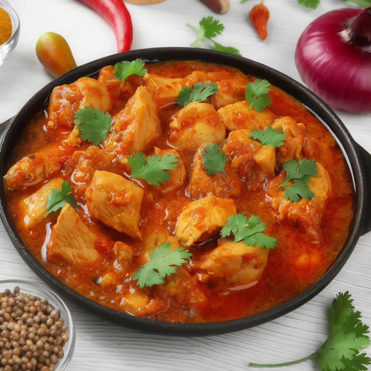 دجاج بالكاري (بونلس)