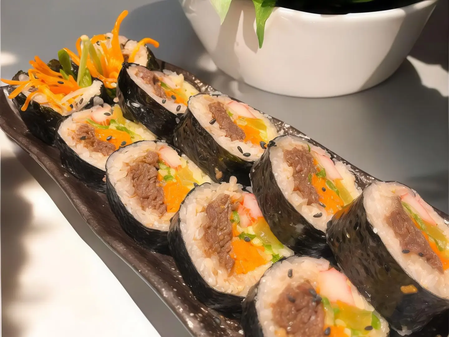 كيمباب لحم البقر