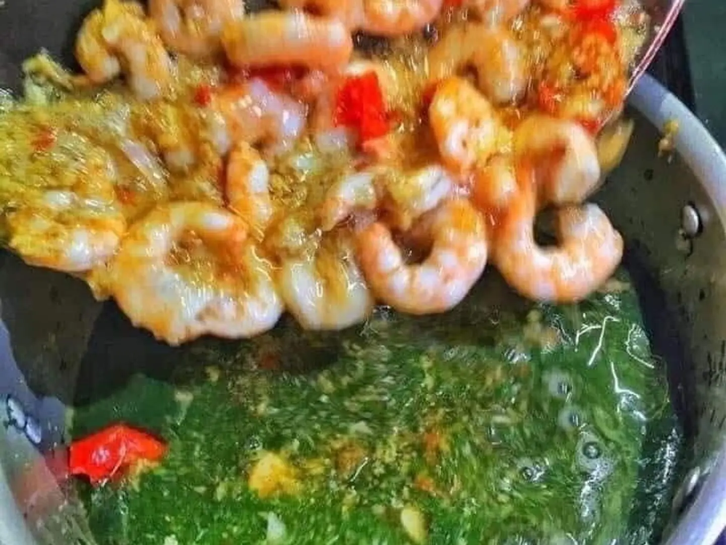 مكرونه بالجمبرى