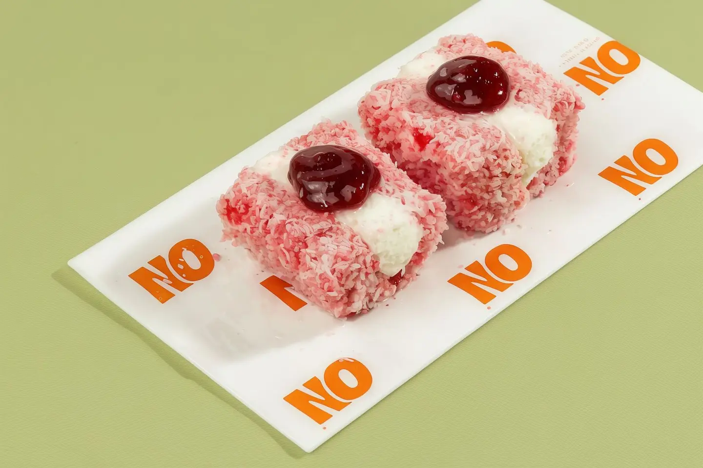 Raspberry Cloud Cake