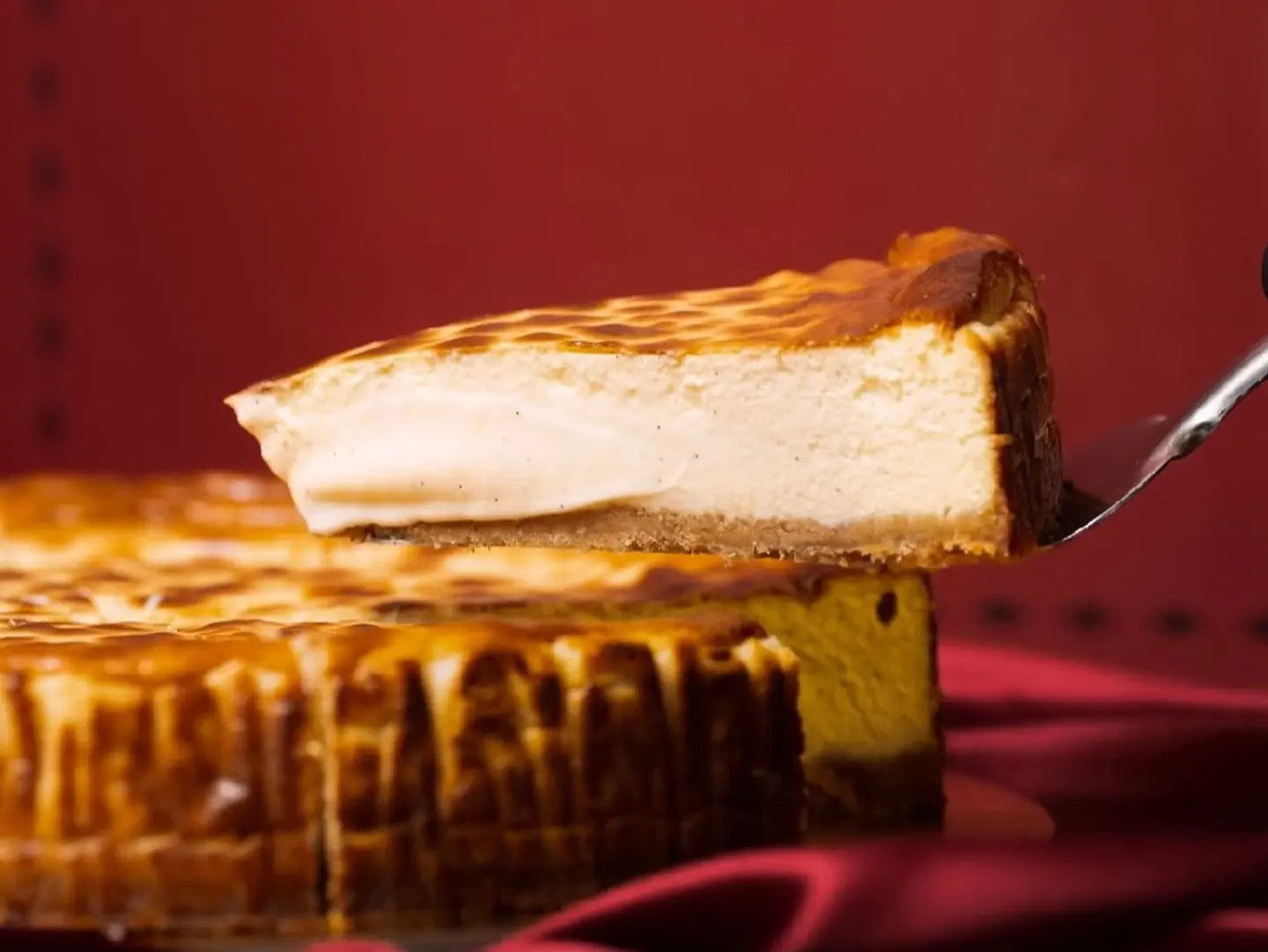 Slice Madrid Cheesecake