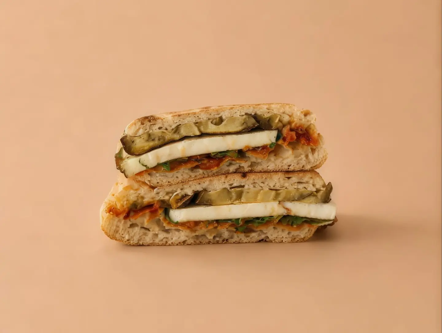 Nutty Halloumi Sandwhich