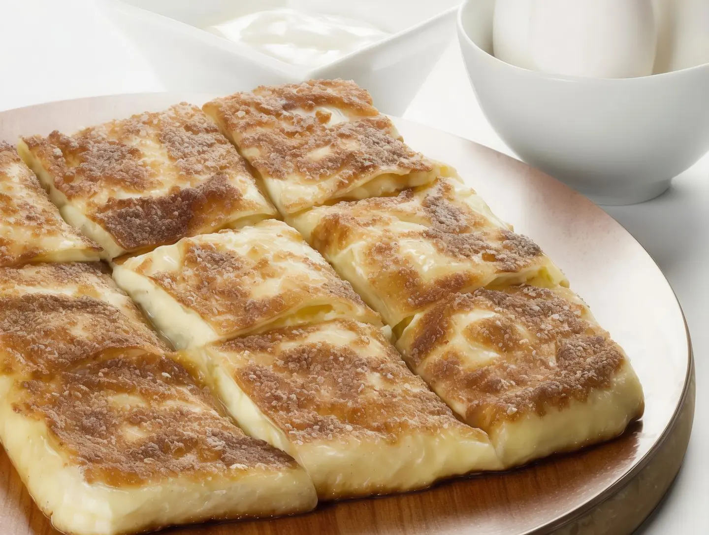 مطبق حلو قشطة وموز