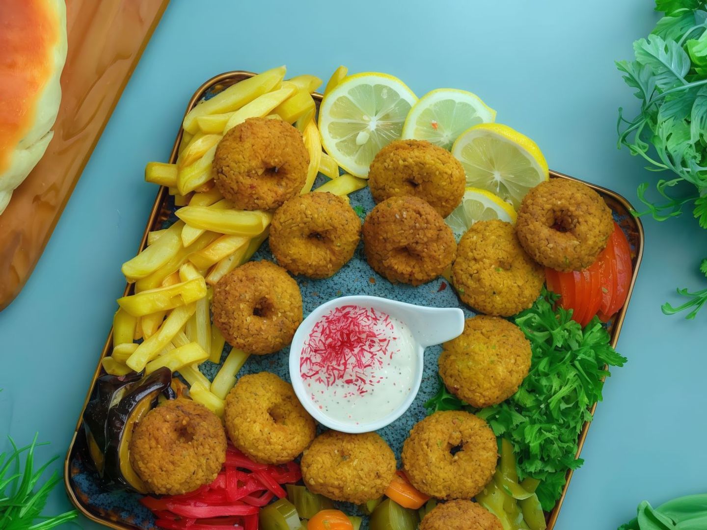 صحن فلافل - صغير