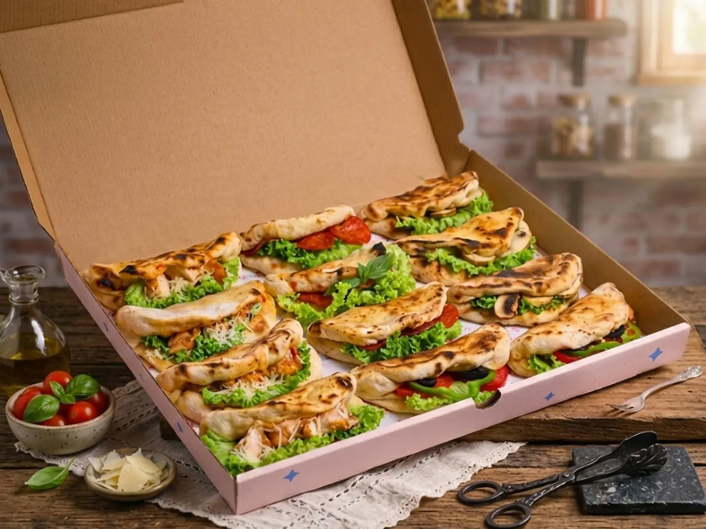 Napoli Sandwich   12 Pieces