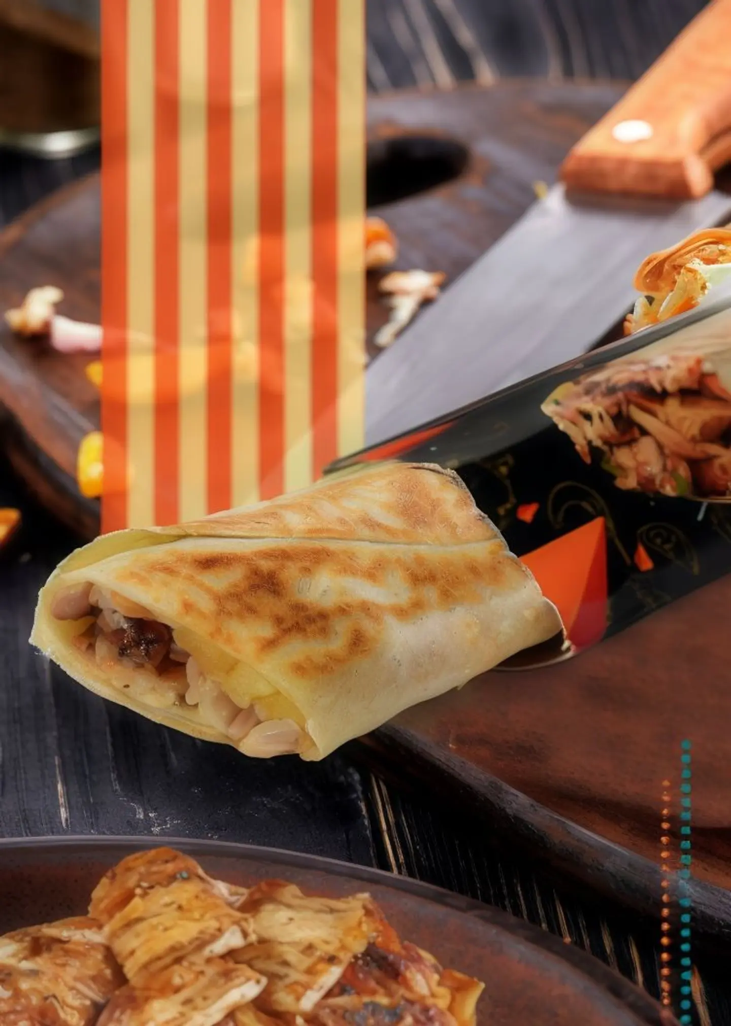 ساندوتش شاورما صغير