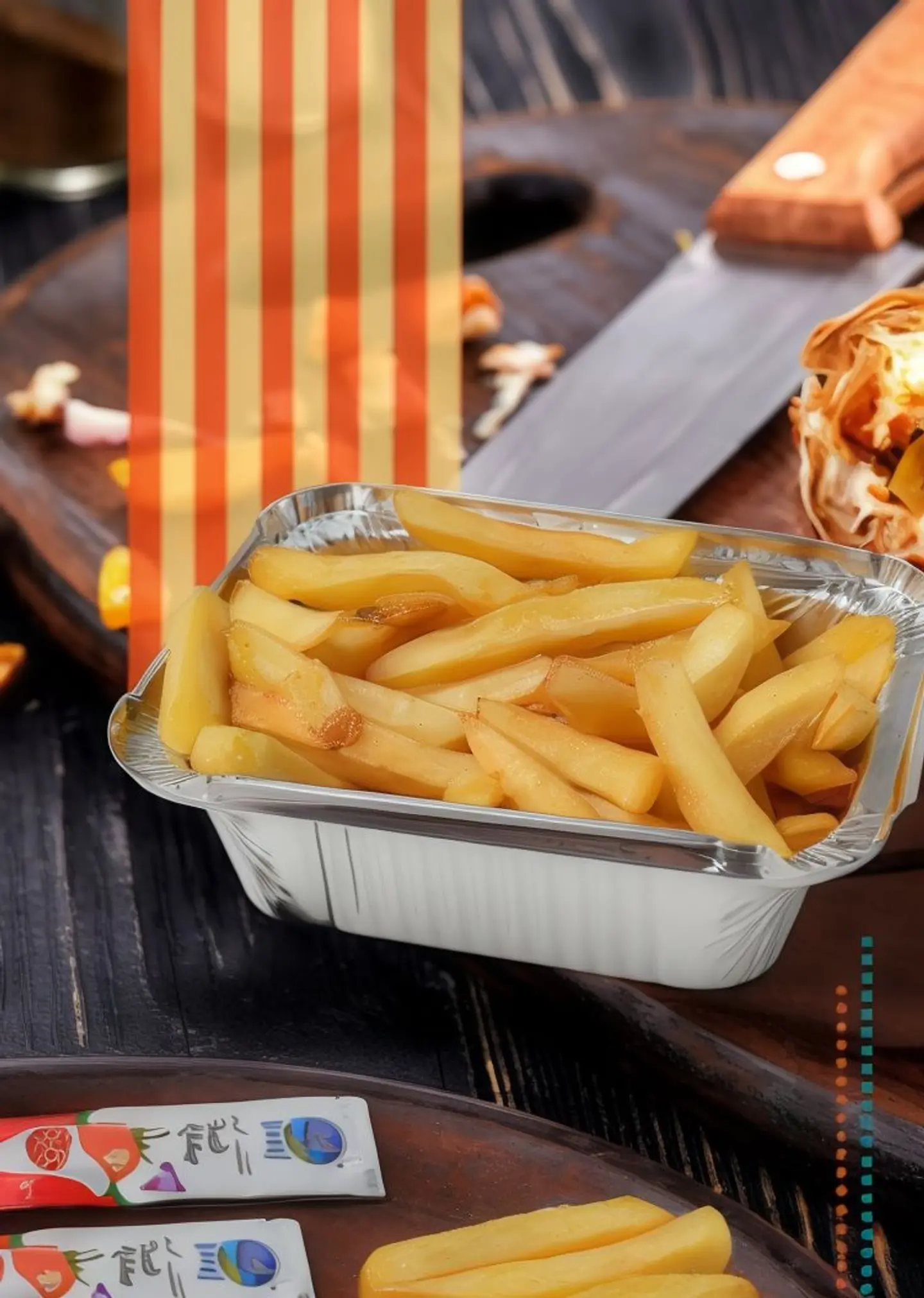 صحن بطاطس صغير