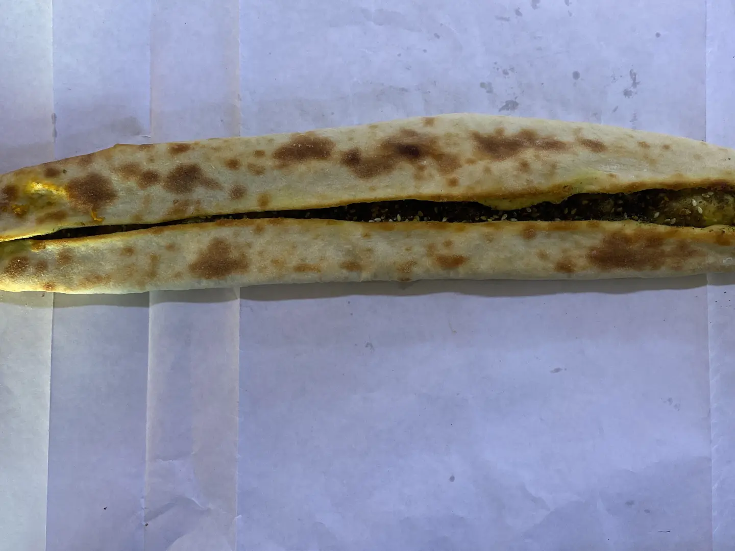 فطيرة لبنه بالزعتر