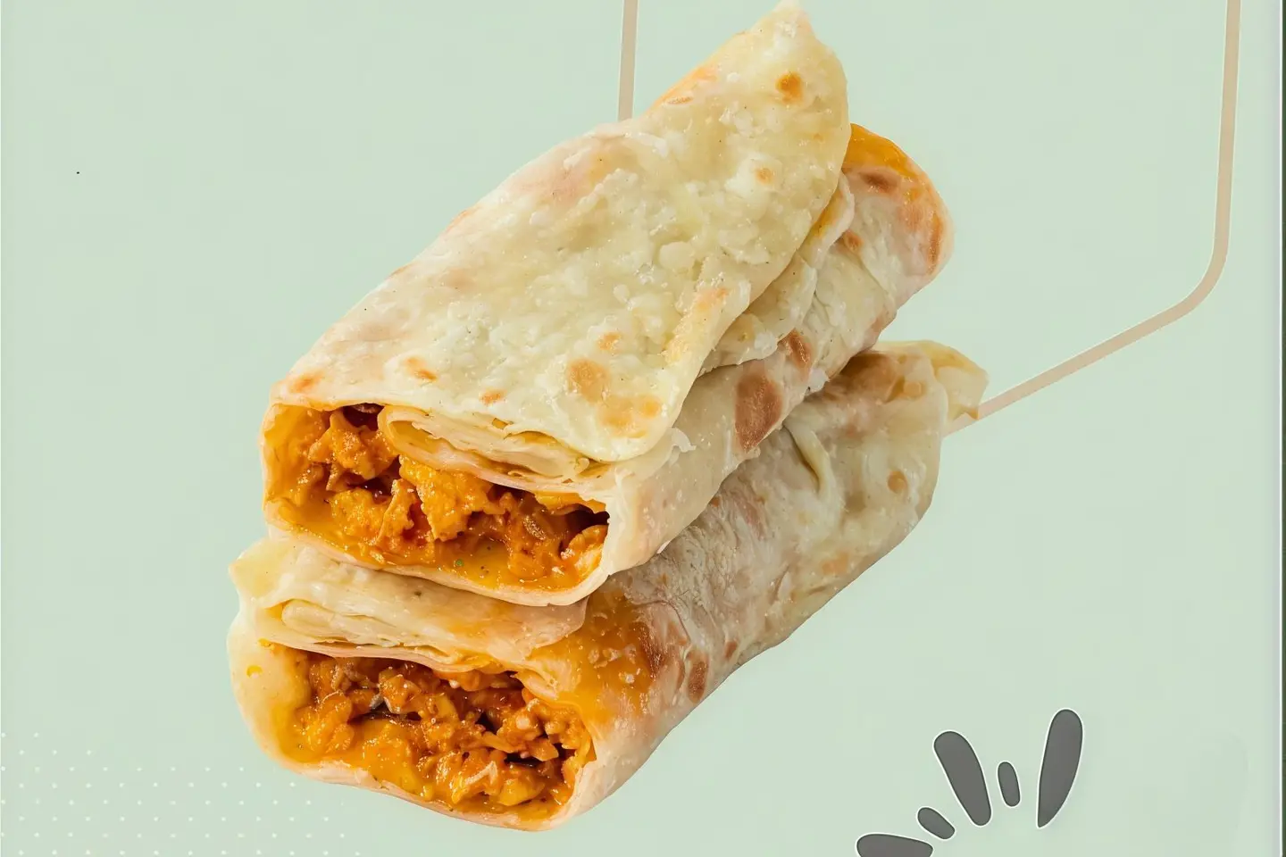Shakshouka Paratha With Cheese