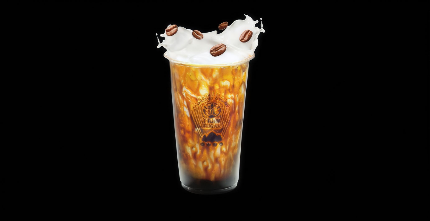 Black Sugar Millk With Coffee - Cold