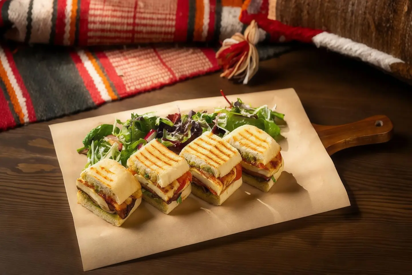 Grilled Halloumi Sandwich