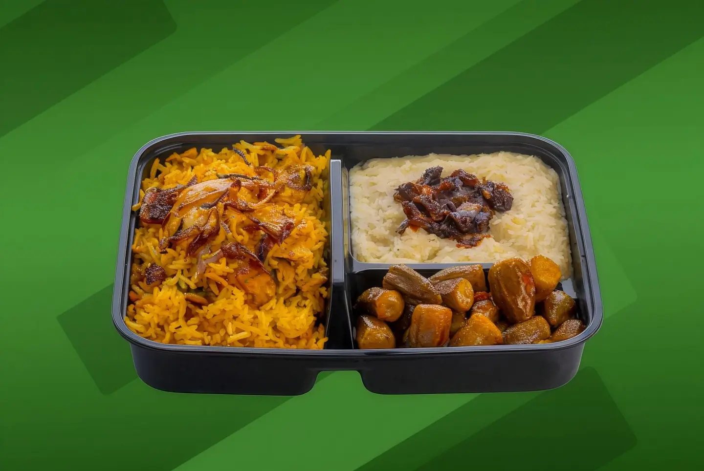 وجبة العمل برياني