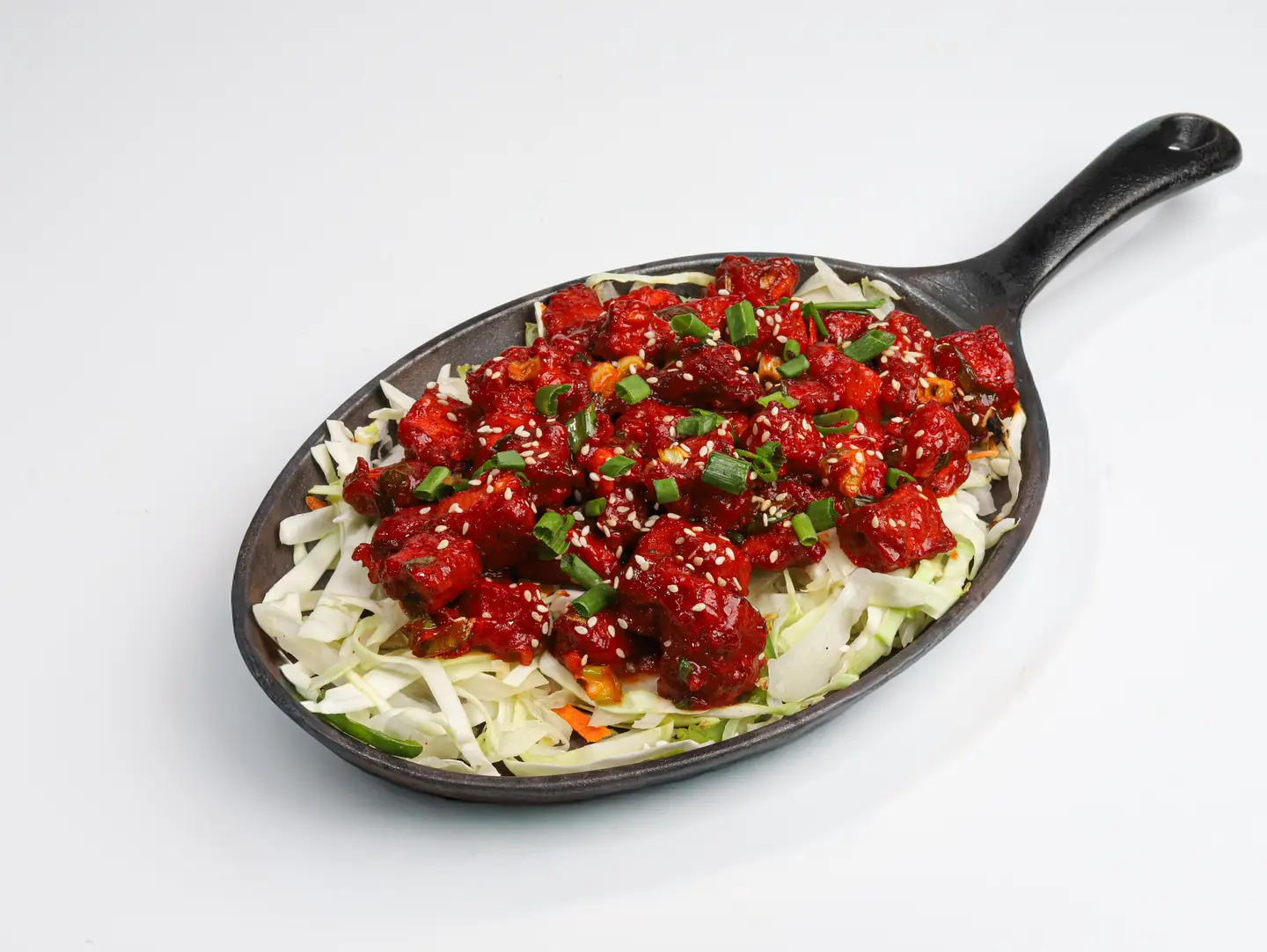 الدجاج السمسم المقرمش