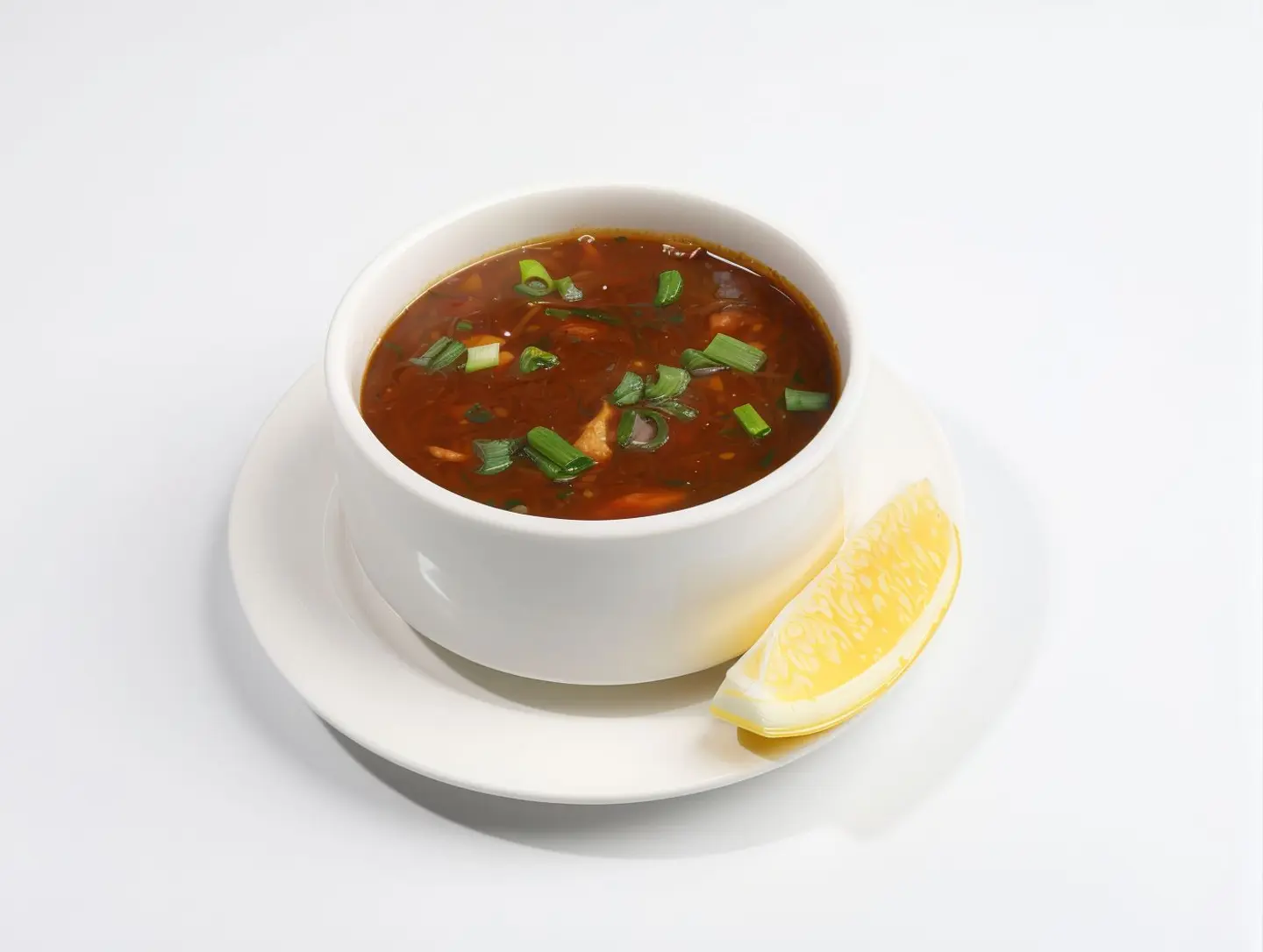 شوربة دجاج حارة وحامضة