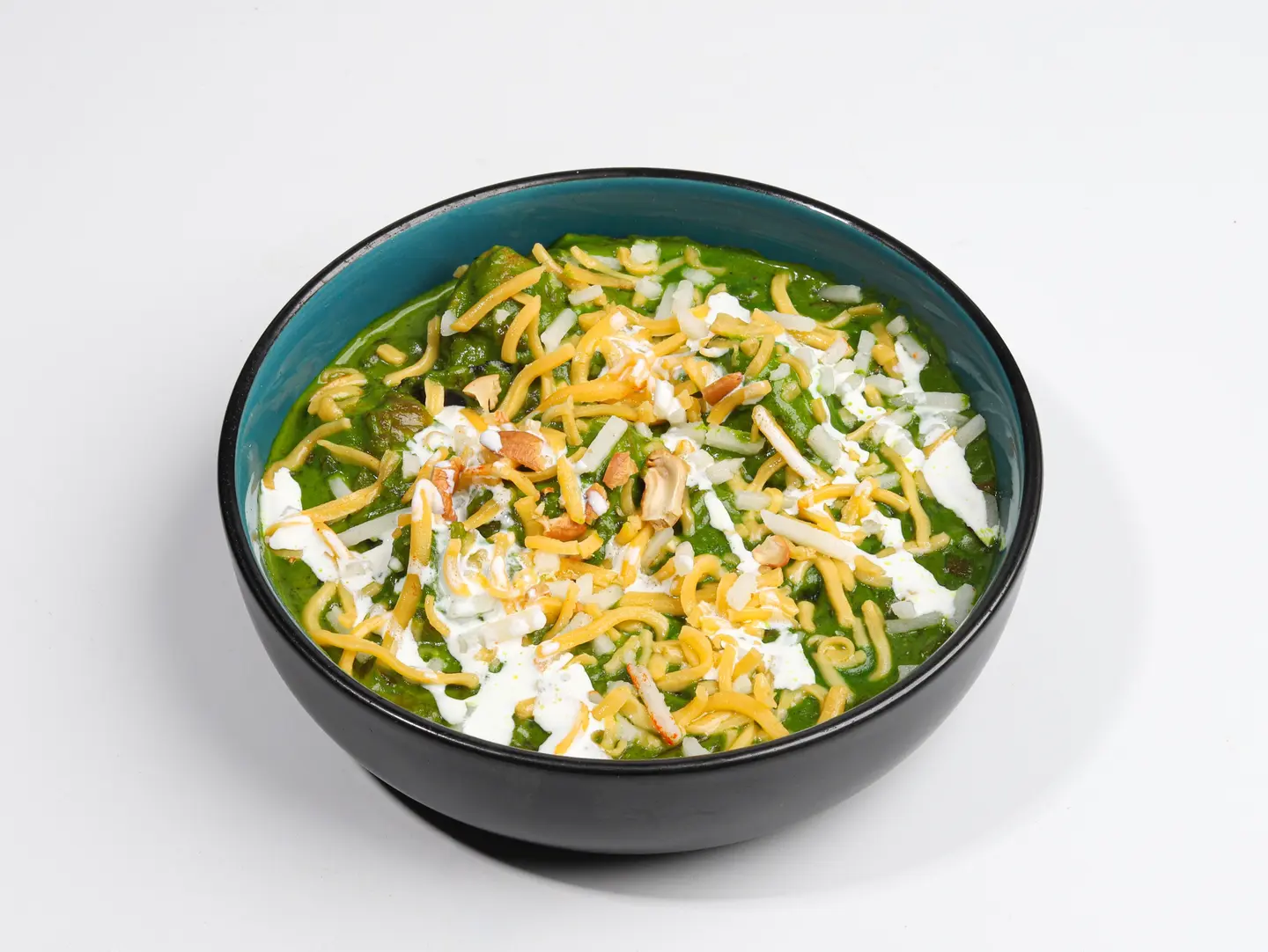 سبانخ دجاج بالثوم