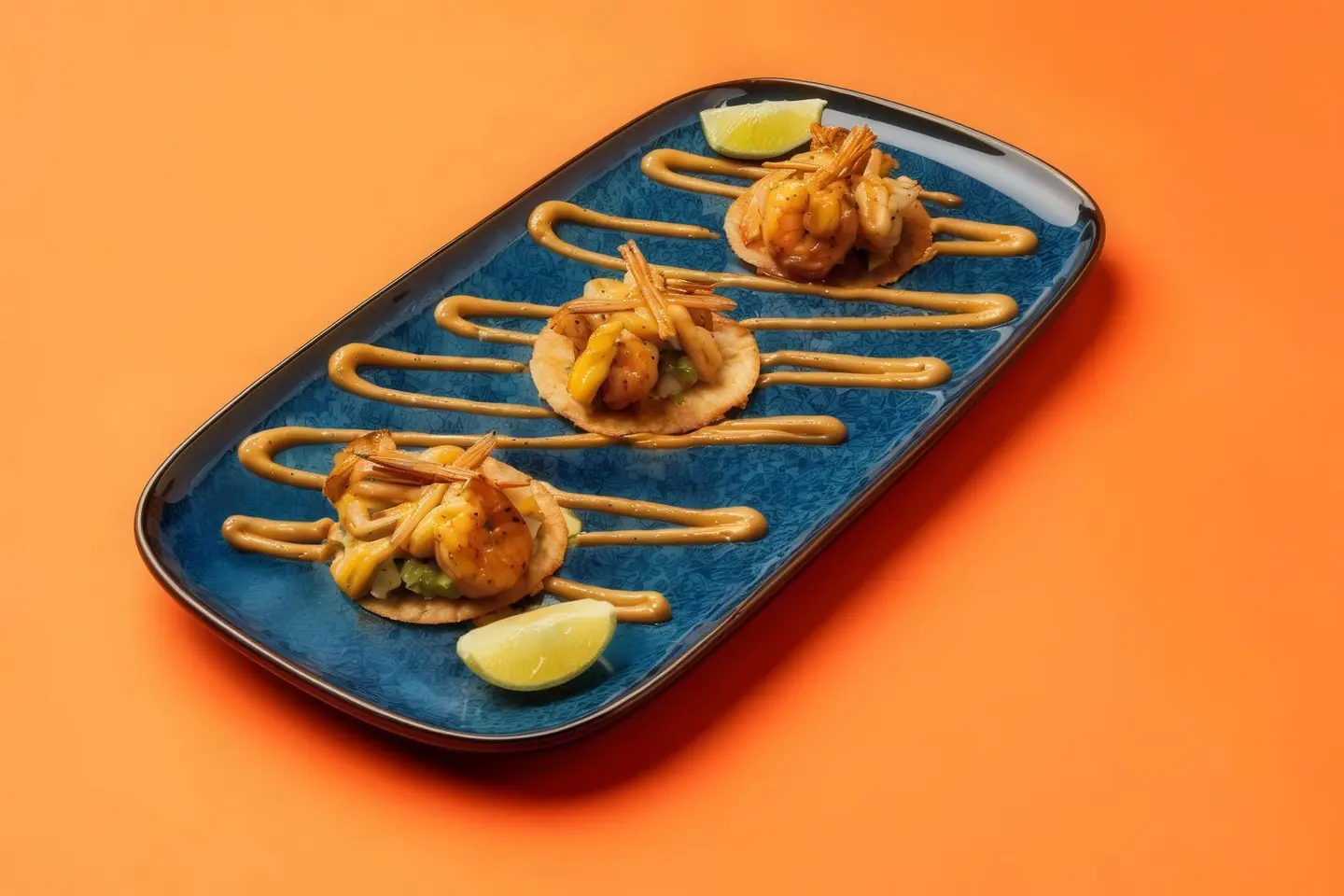 Shrimp Tostada Bites