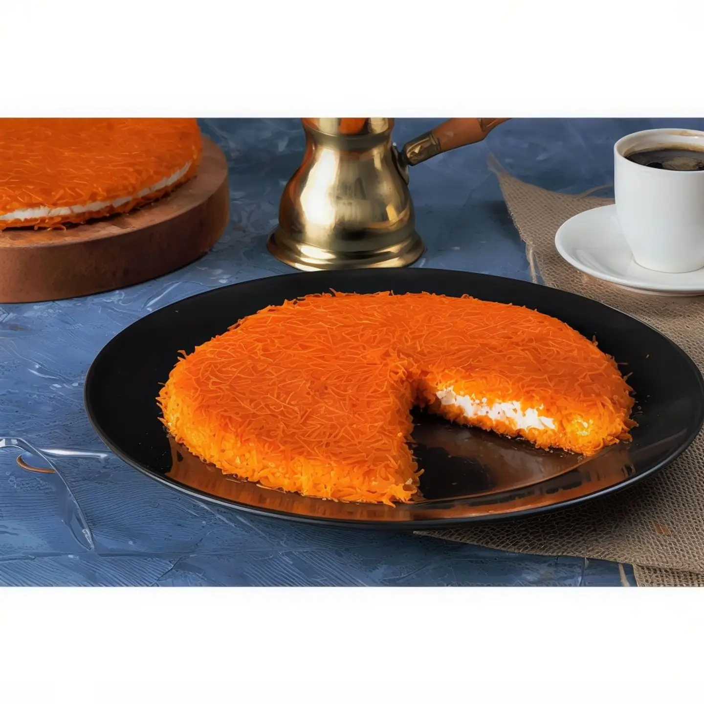 كنافة بالقشطة