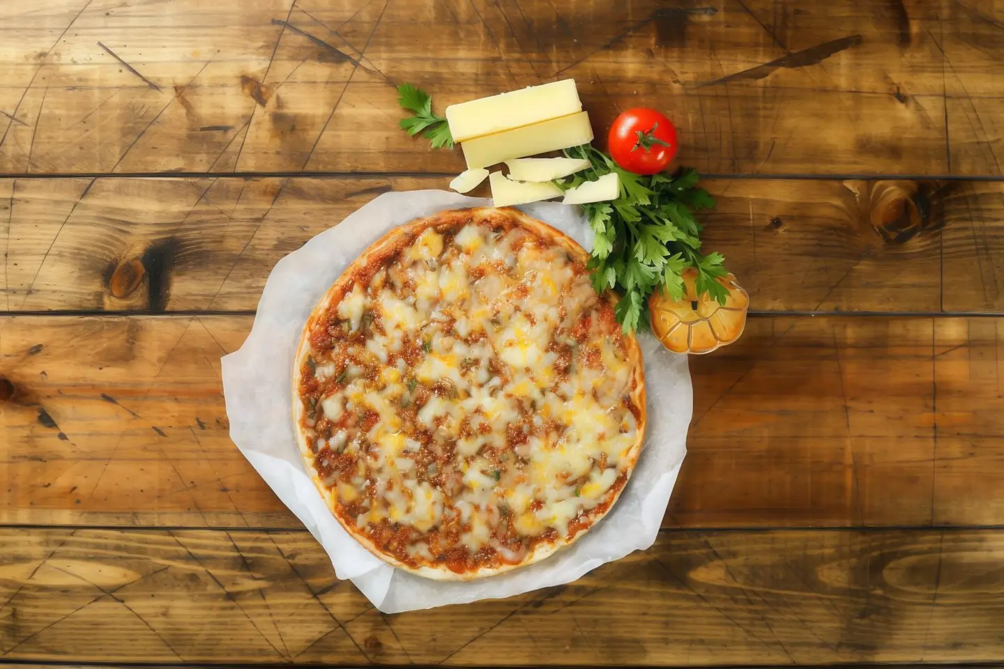 مناقيش لحمة بالجبنة