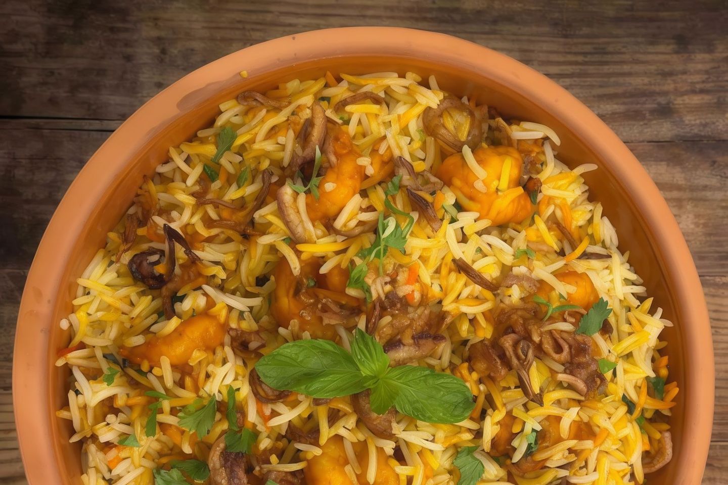 Shrimp Biryani 1/2 Kg