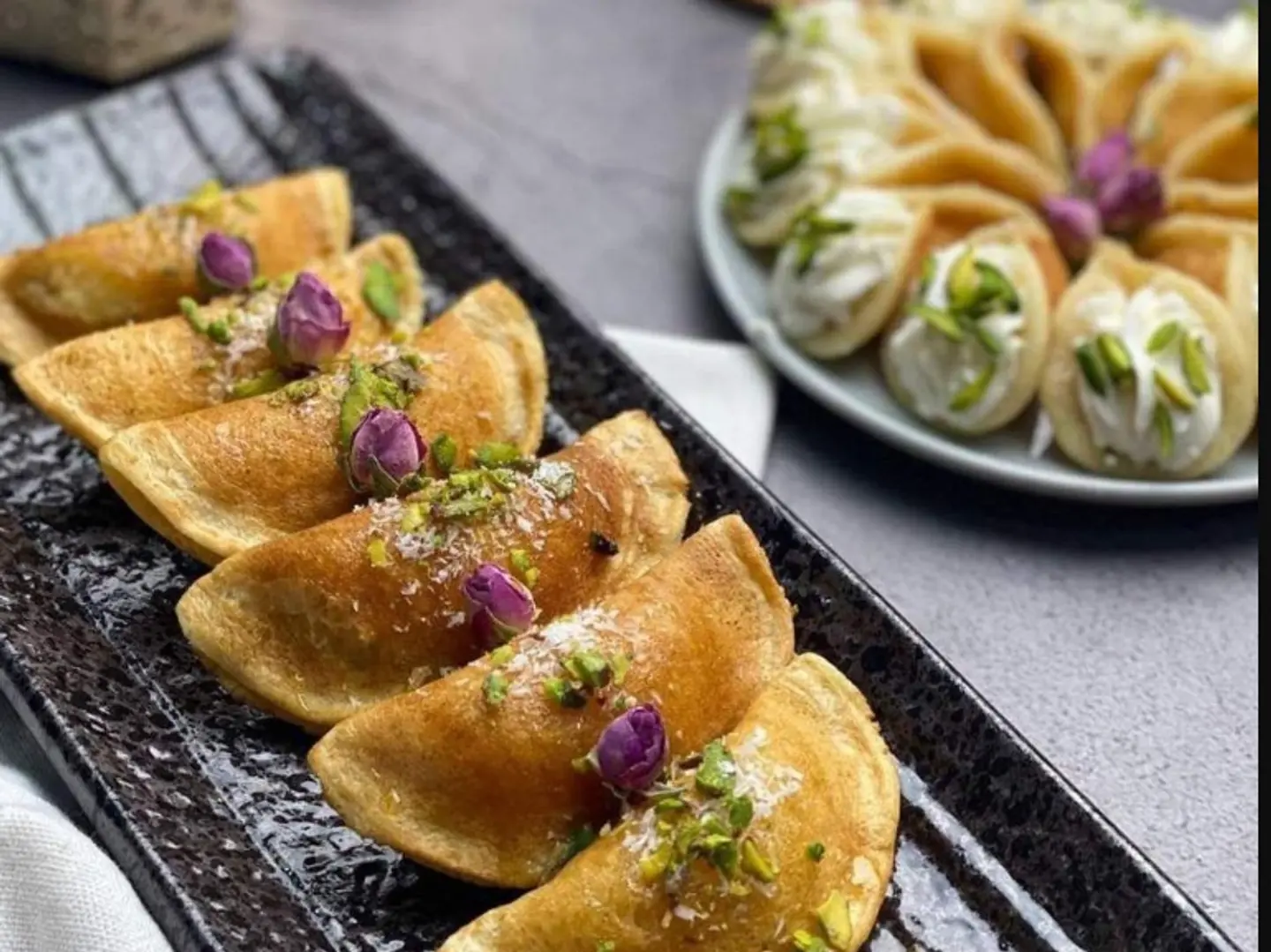 قطايف قشطة نص كيلو