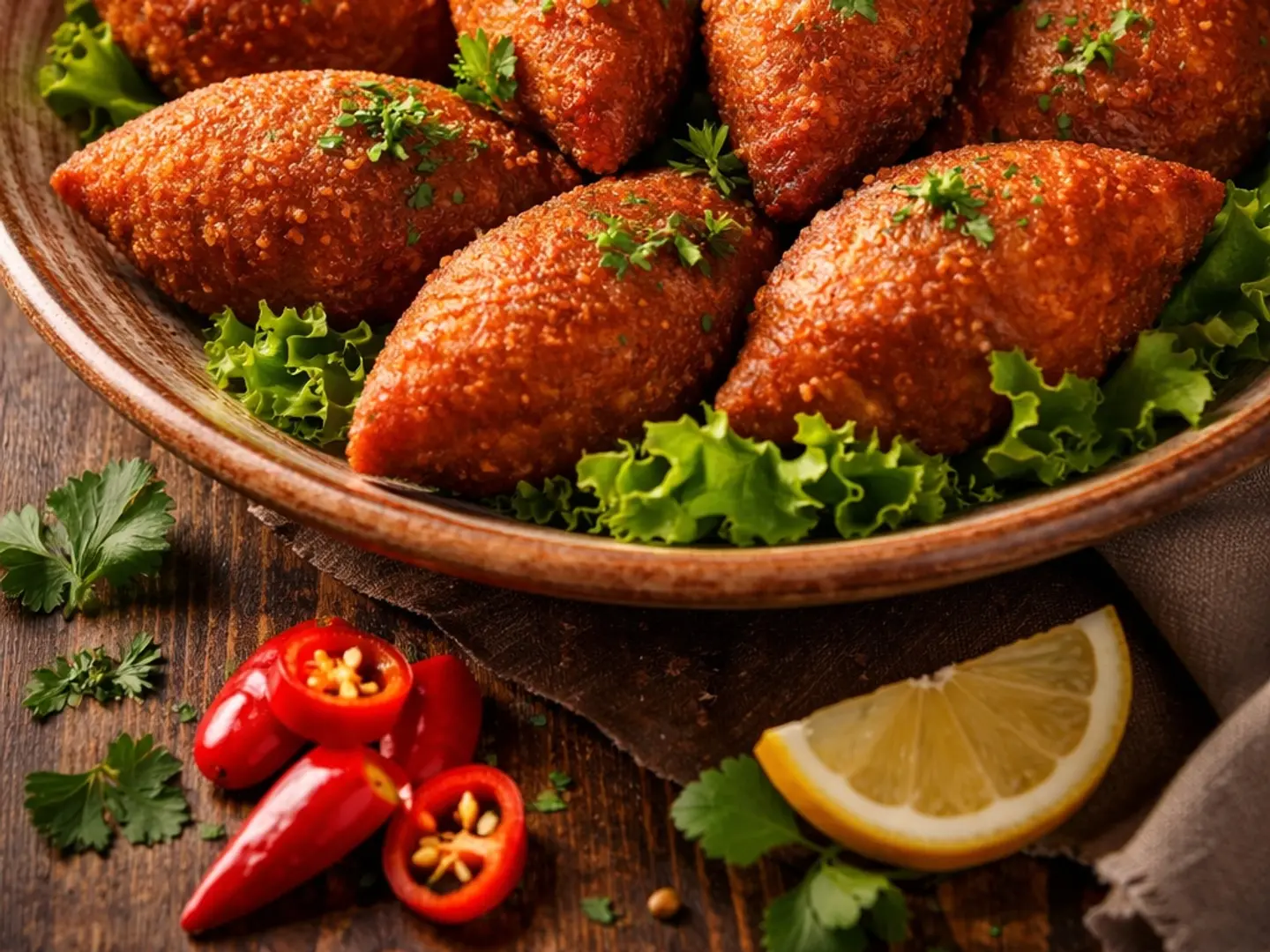 كبة شامية مقلية نص كيلو