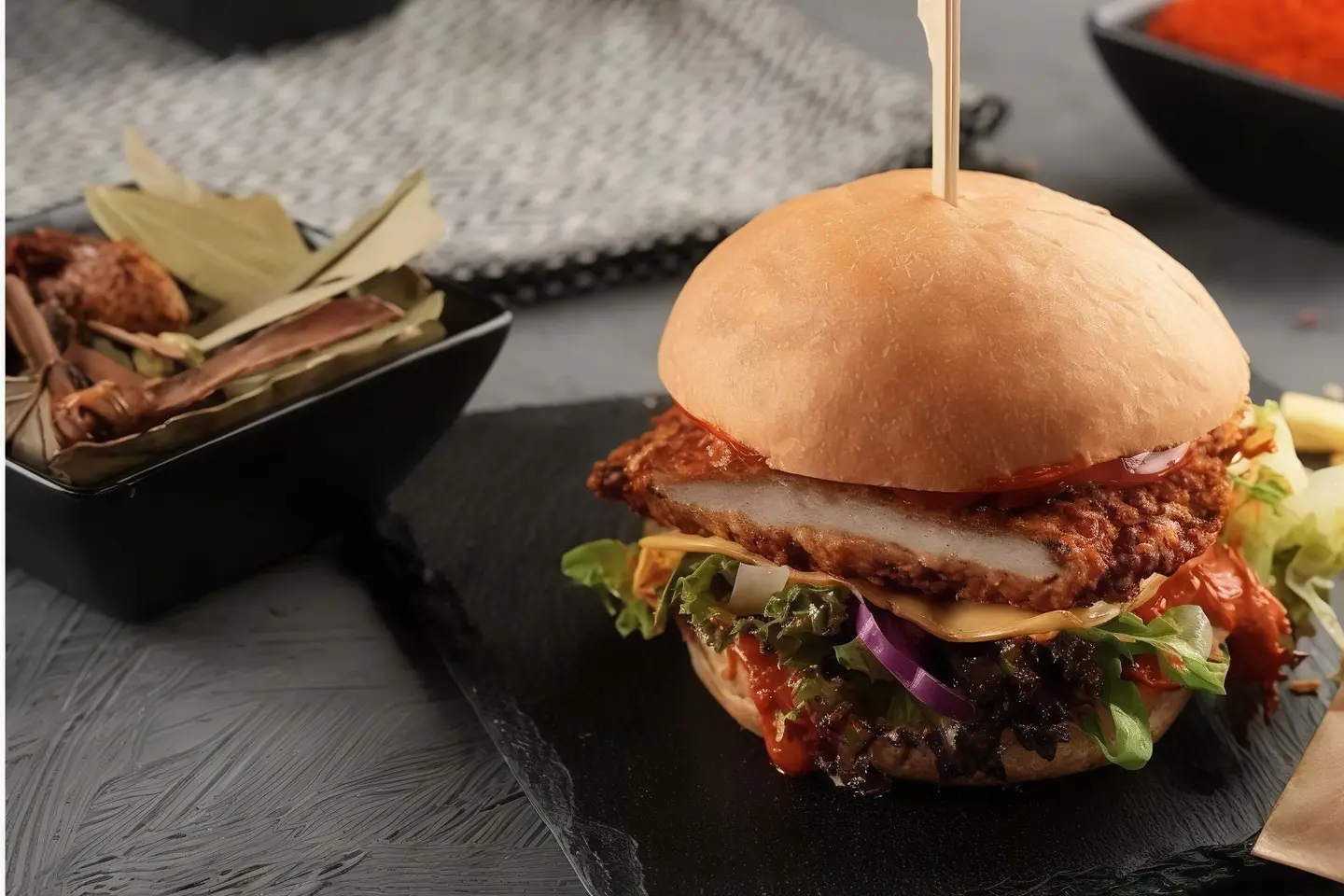 كرسبي برجر تكا