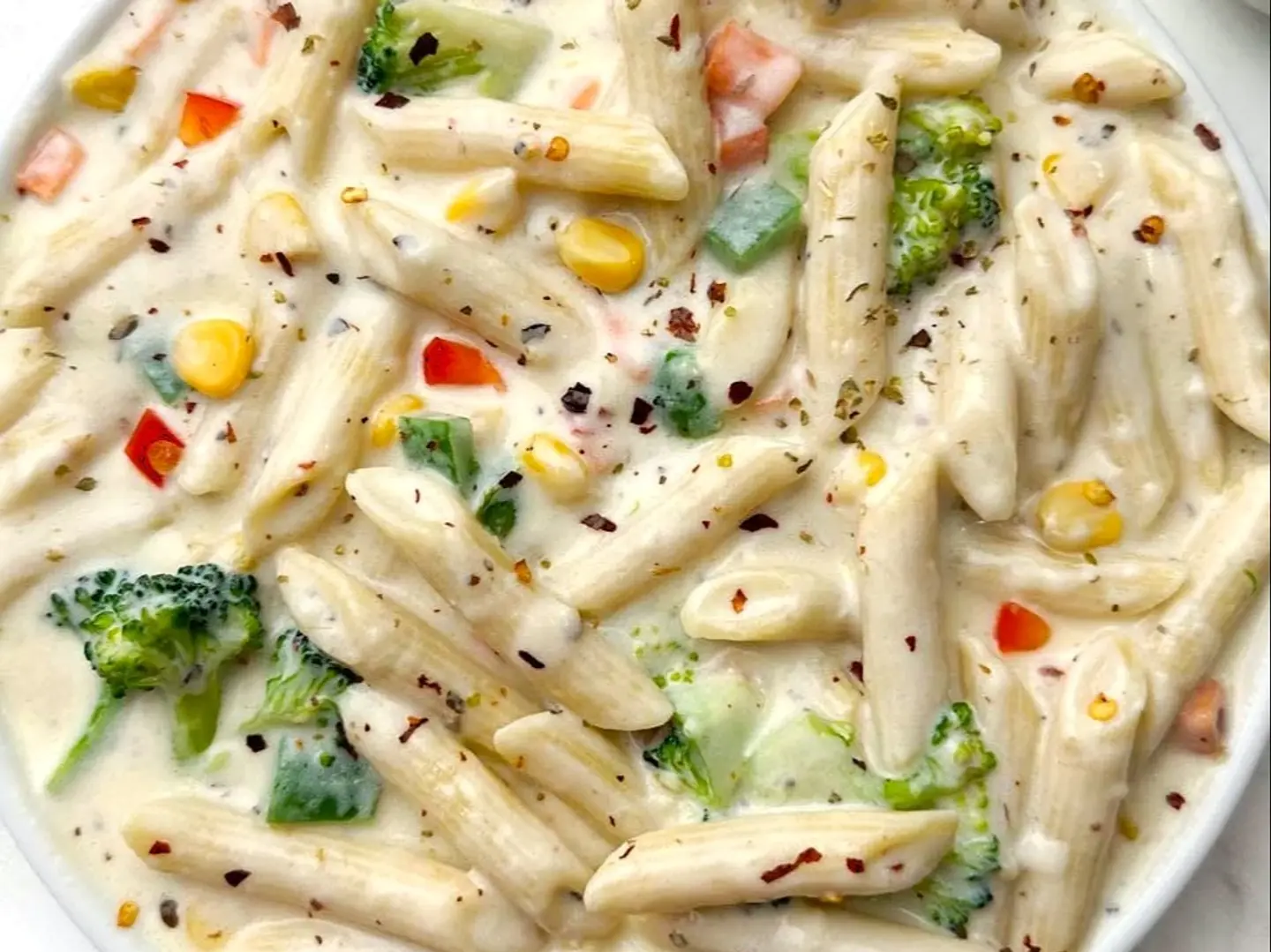 باستا بيني نباتيمعكرونة