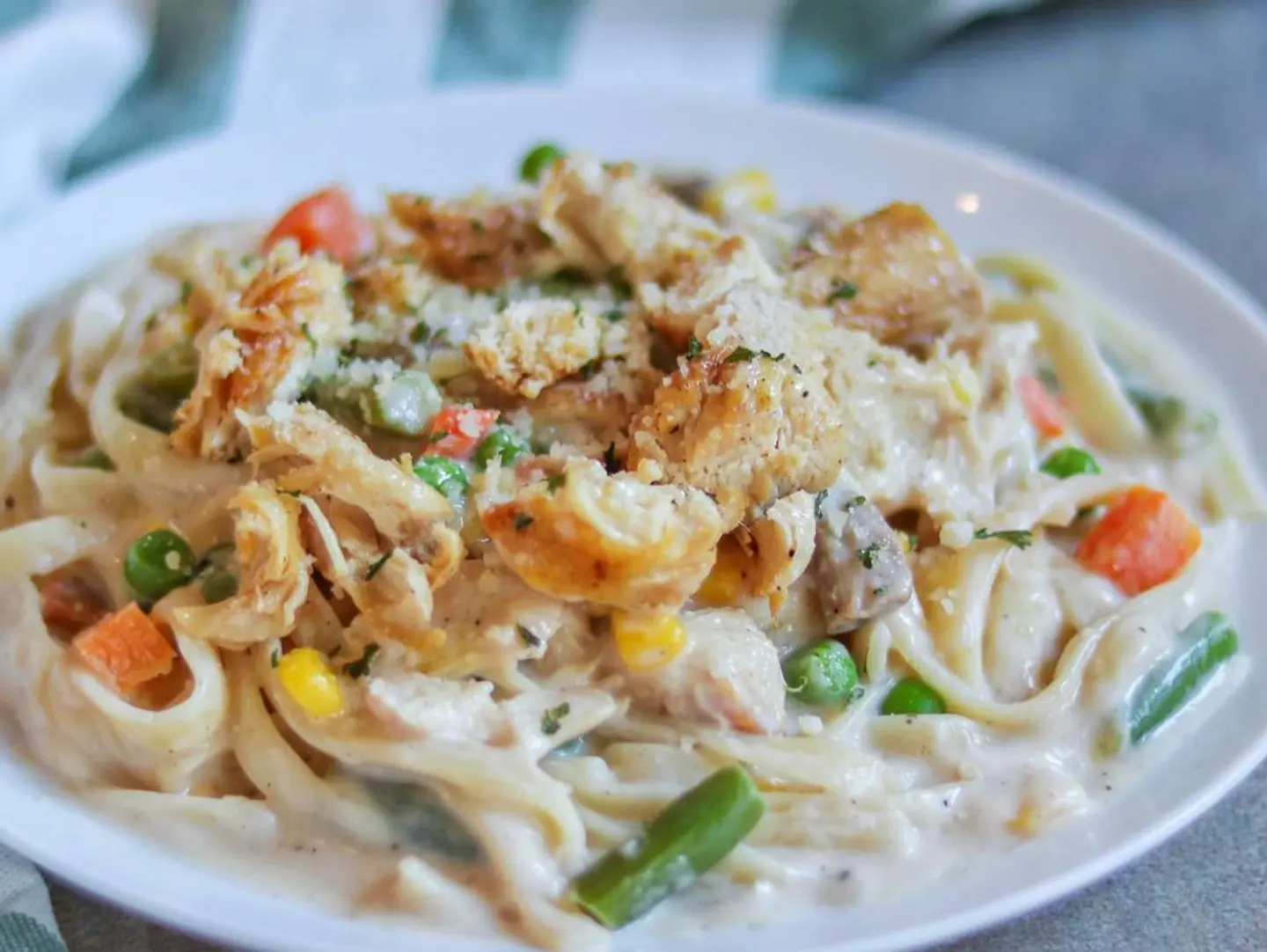 Veg Fettuccine Pasta