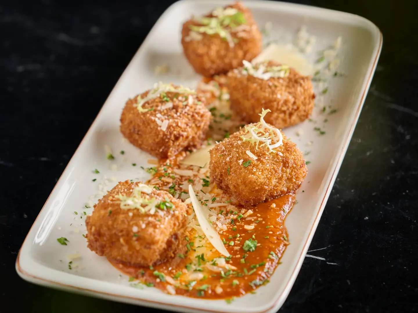 Crispy Fried Lasagna Bites