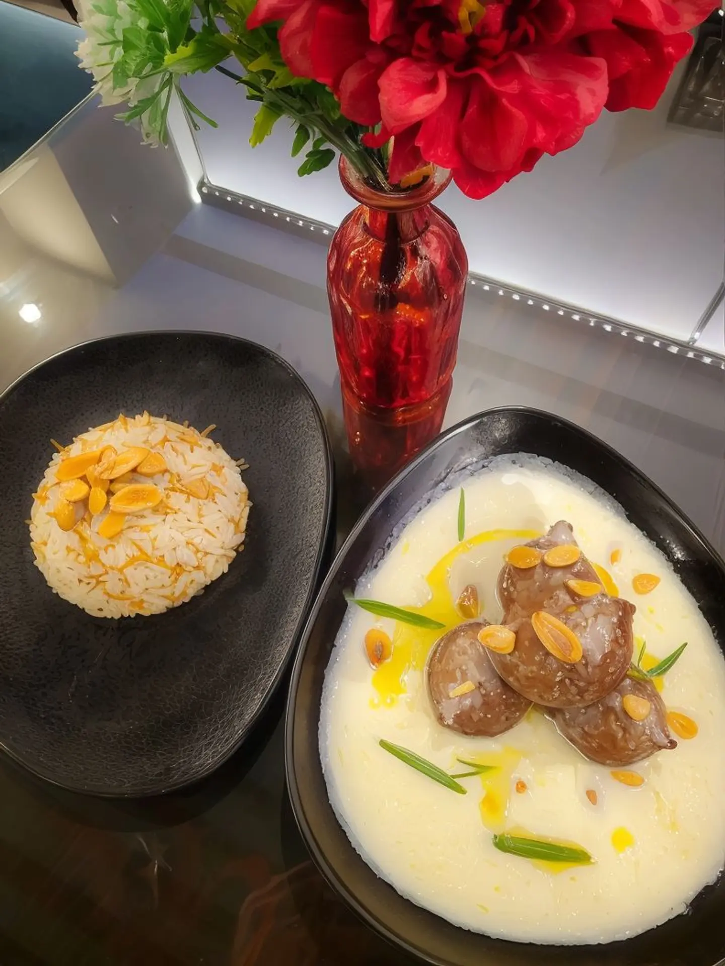 Kebbeh With Laban And Rice