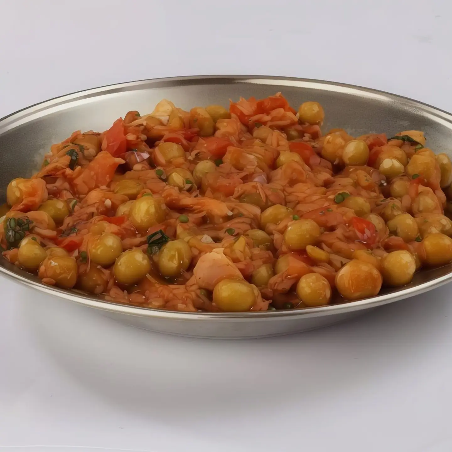 صحن تونة بازلاء