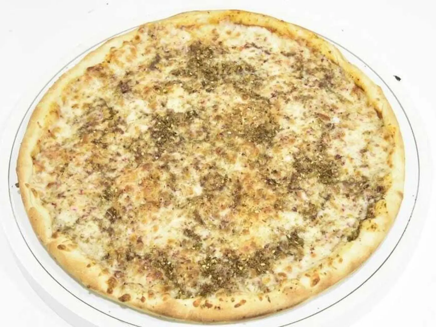 بيتزا زعتر وسط