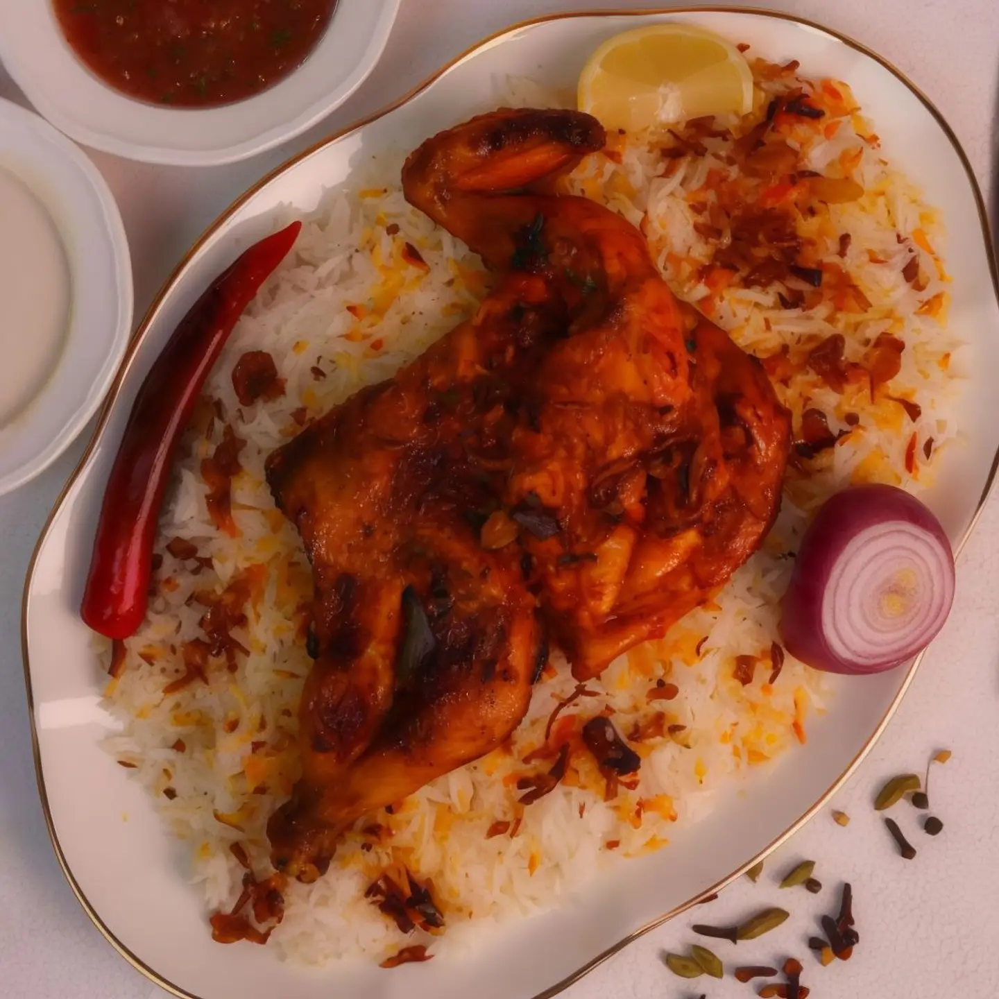 Half A Chicken Madbi