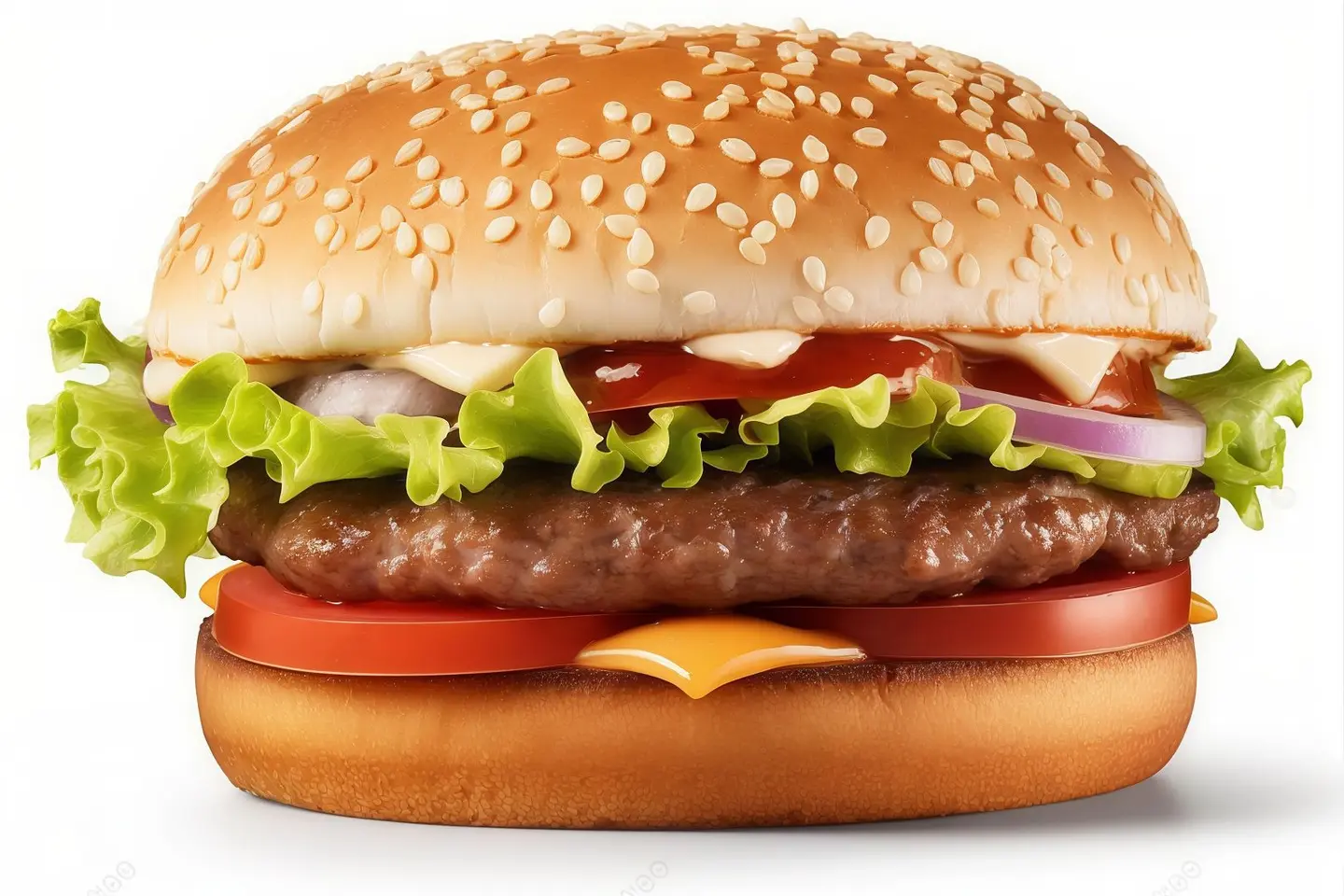 برجر لحم مشوي