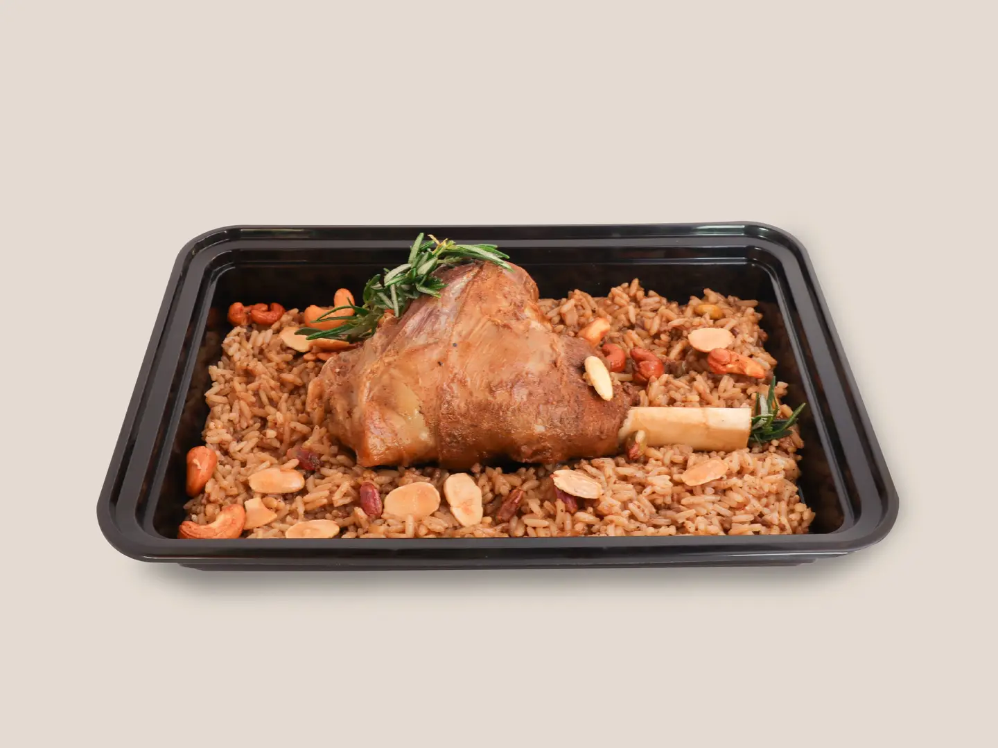 Lamb Shank With Kalta Rice